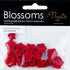 10mm & 15mm Assorted Grub Rose Flowers (available in 8 colours)